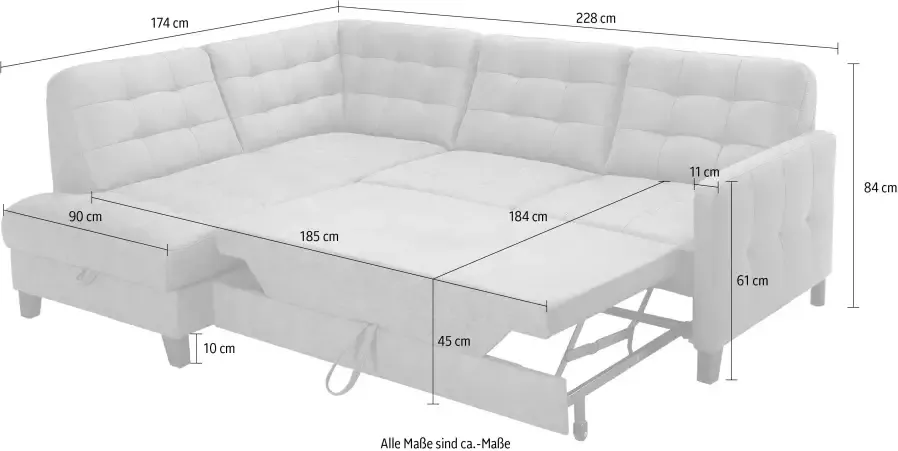 Exxpo sofa fashion Hoekbank Elio compact en comfortabel handig tijdloos design L-vorm - Foto 4