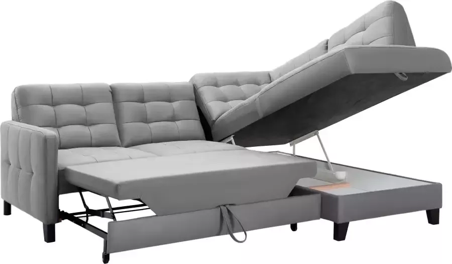 Exxpo sofa fashion Hoekbank Elio compact en comfortabel handig tijdloos design L-vorm