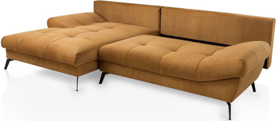 Exxpo sofa fashion Hoekbank inclusief slaapbank functie bedbox en rugkussens - Foto 8