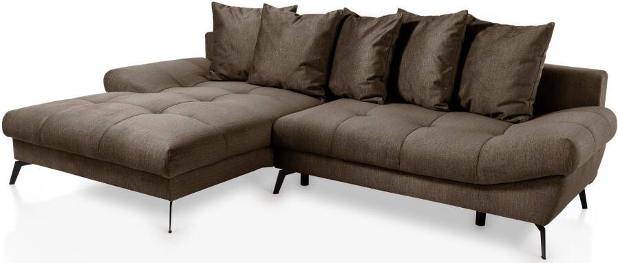 Exxpo sofa fashion Hoekbank inclusief slaapbank functie bedbox en rugkussens - Foto 8