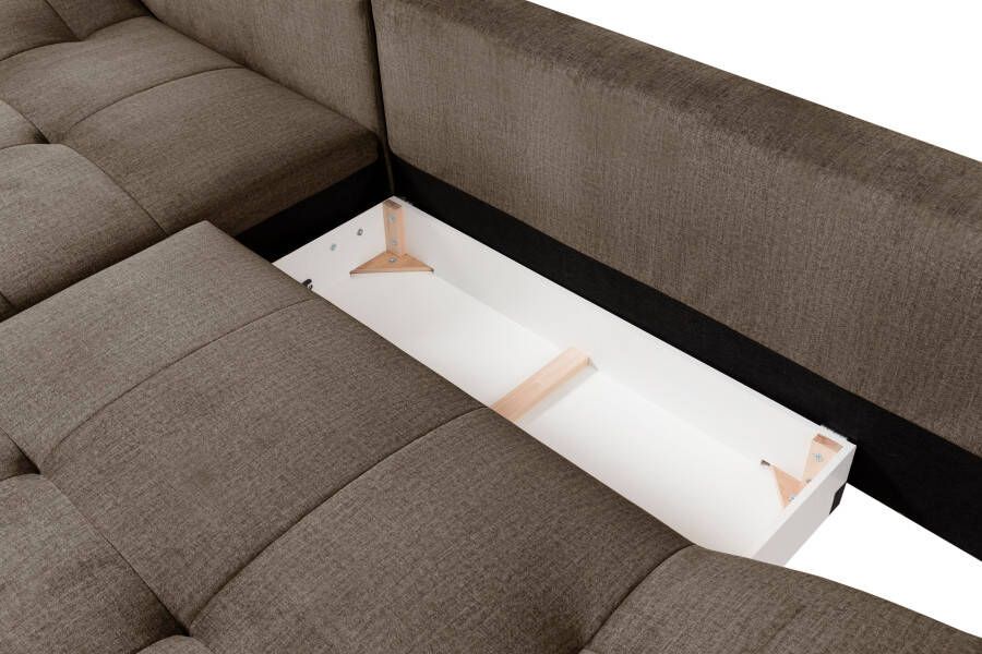 Exxpo sofa fashion Hoekbank inclusief slaapbank functie bedbox en rugkussens - Foto 2