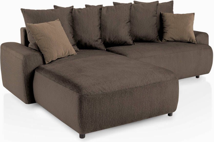 Exxpo sofa fashion Hoekbank Game L-Form inclusief slaapbank functie bedbox en sier- en rugkussens - Foto 5