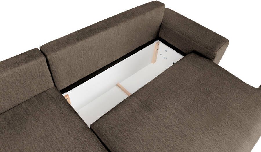Exxpo sofa fashion Hoekbank Game L-Form inclusief slaapbank functie bedbox en sier- en rugkussens - Foto 6