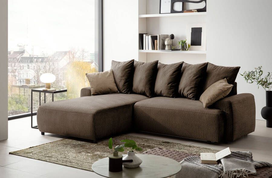 Exxpo sofa fashion Hoekbank Game L-Form inclusief slaapbank functie bedbox en sier- en rugkussens - Foto 3