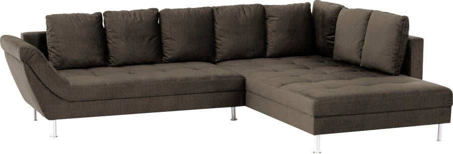 Exxpo sofa fashion Hoekbank Laconi L-model in hoogwaardige detailverwerking comfortabele armleuning hoge voet - Foto 2