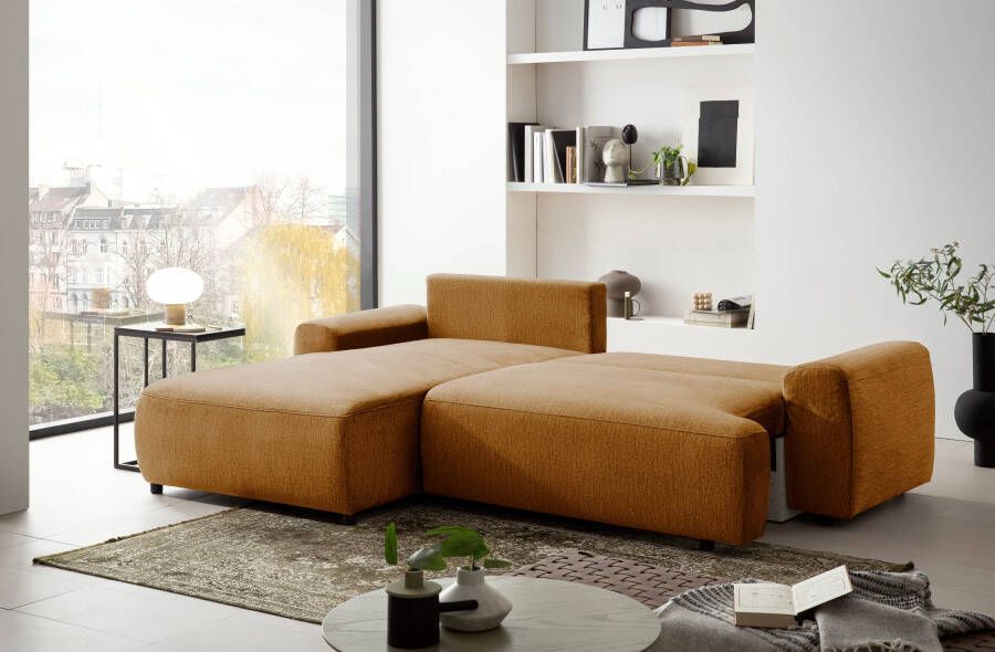 Exxpo sofa fashion Hoekbank inclusief slaapbank functie bedbox en sier- en rugkussens - Foto 4