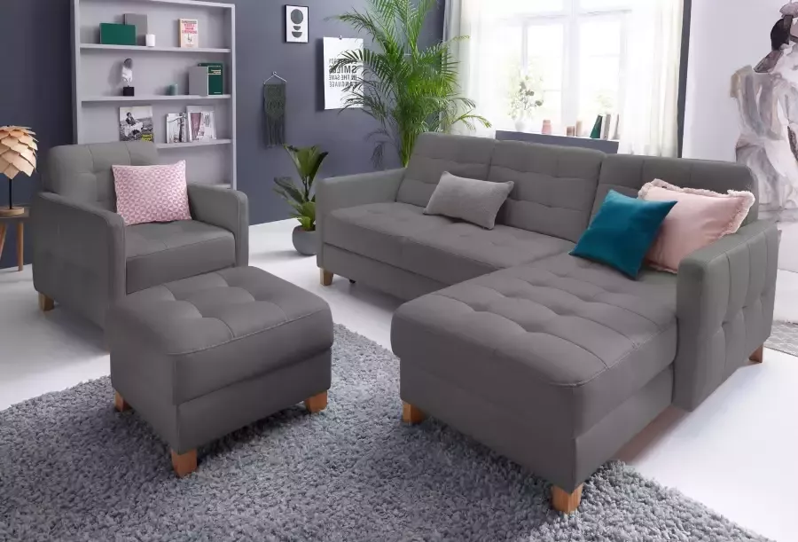 Exxpo sofa fashion Hoekbank Elio optioneel met slaapfunctie - Foto 1