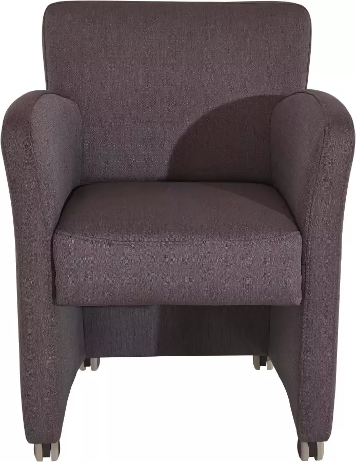 Exxpo sofa fashion Fauteuil Intenso loungesessel modern keuze uit leer of textiel hoge bodemvrijheid vrij in de ruimte te plaatsen hoog zitcomfort - Foto 5