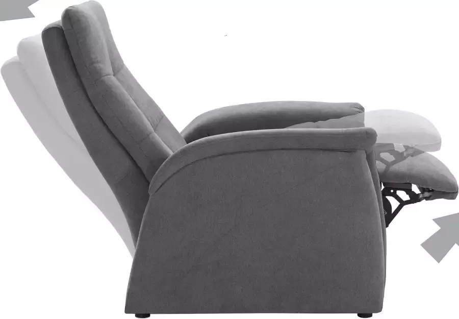 Exxpo sofa fashion Fauteuil Tivoli met relaxfunctie en 2 armleuningen - Foto 4