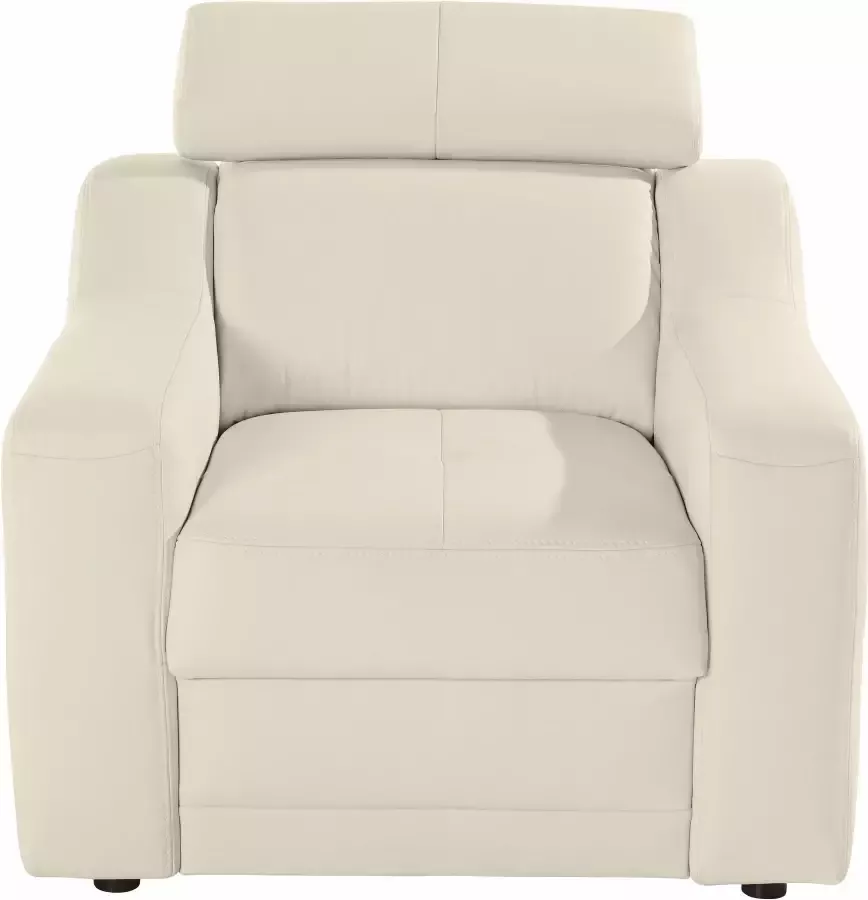 Exxpo sofa fashion Fauteuil Lotos loungestoel met verstelbare hoofdsteun resp. rugleuning (set) - Foto 2