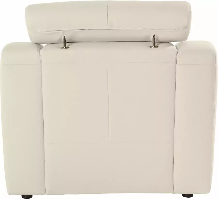 Exxpo sofa fashion Fauteuil Lotos loungestoel met verstelbare hoofdsteun resp. rugleuning (set) - Foto 3