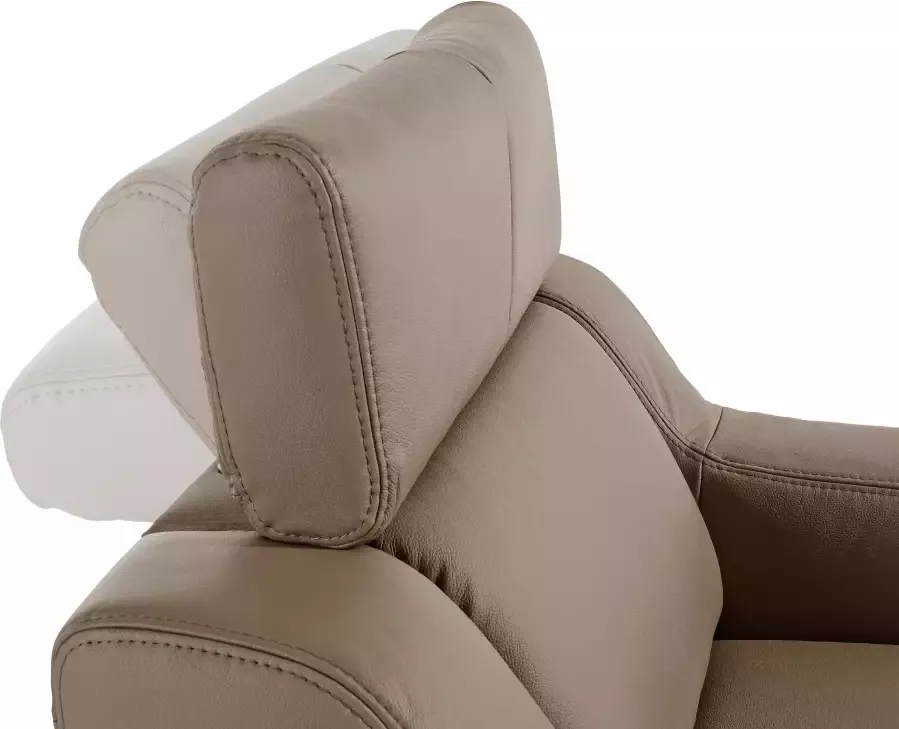 Exxpo sofa fashion Fauteuil Lotos loungestoel met verstelbare hoofdsteun resp. rugleuning (set) - Foto 5