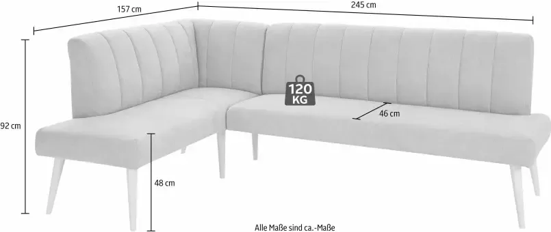 Exxpo sofa fashion Hoekbank Costa Vrij verstelbaar in de kamer - Foto 8