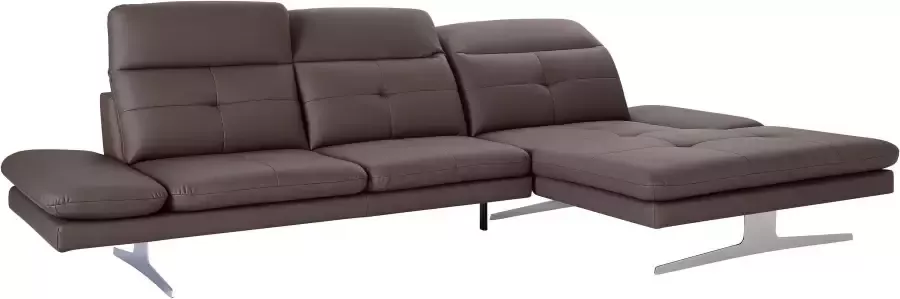 Exxpo sofa fashion Hoekbank DANA inclusief hoofd- resp. verstelbare rugleuning en verstelbare armleuning - Foto 4