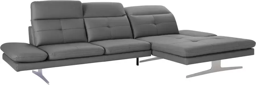 Exxpo sofa fashion Hoekbank Dana L-Form inclusief hoofd- resp. verstelbare rugleuning en verstelbare armleuning - Foto 4