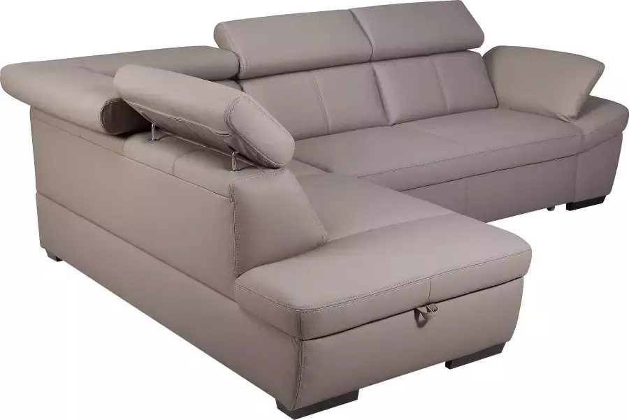 Exxpo sofa fashion Hoekbank Salerno inclusief verstelbare hoofdsteun en verstelbare armleuning naar keuze met slaapfunctie - Foto 2