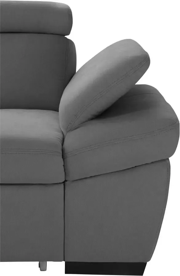 Exxpo sofa fashion Hoekbank Salerno inclusief verstelbare hoofdsteun en verstelbare armleuning naar keuze met slaapfunctie - Foto 2