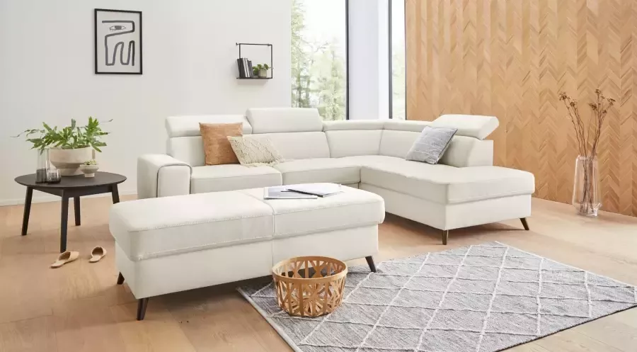 Exxpo sofa fashion Hoekbank Forza inclusief verstelbare hoofd- en rugleuning naar keuze met slaapfunctie - Foto 4