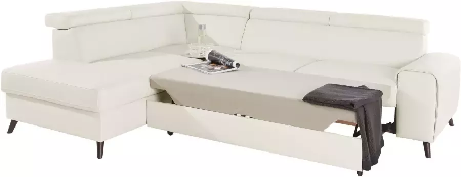 Exxpo sofa fashion Hoekbank Forza L-Form inclusief verstelbare hoofd- en rugleuning naar keuze met slaapfunctie - Foto 5