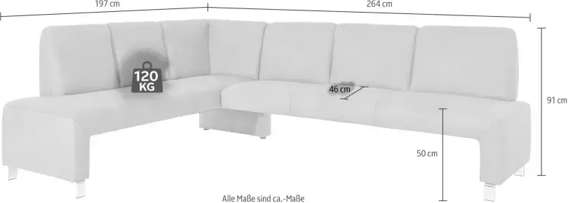 Exxpo sofa fashion Hoekbank Intenso Vrij verstelbaar in de kamer - Foto 2