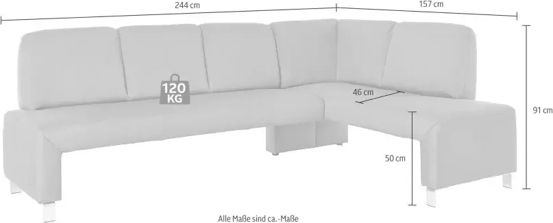Exxpo sofa fashion Hoekbank Intenso Vrij verstelbaar in de kamer - Foto 2