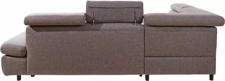 Exxpo sofa fashion Hoekbank Happy L-vorm met ottomane en naar keuze met slaapfunctie en bedkist - Foto 3