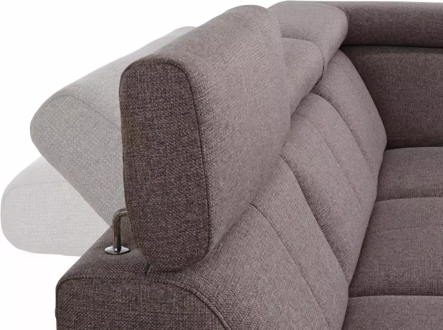 Exxpo sofa fashion Hoekbank Happy L-vorm met ottomane en naar keuze met slaapfunctie en bedkist - Foto 6