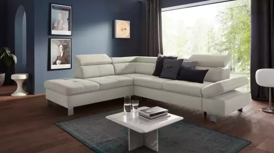 Exxpo sofa fashion Hoekbank met verstelbare hoofdsteun resp. rugleuning naar keuze met slaapfunctie - Foto 1