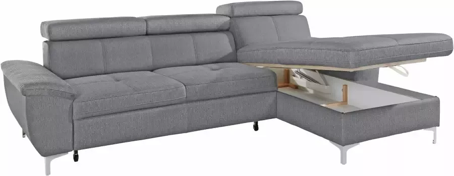 Exxpo sofa fashion Hoekbank Azzano naar keuze met slaapfunctie en bedkist - Foto 3