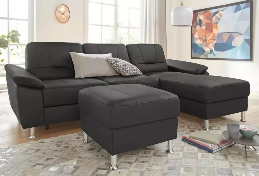 Exxpo sofa fashion Hoekbank Castello L-Form optioneel met slaapfunctie