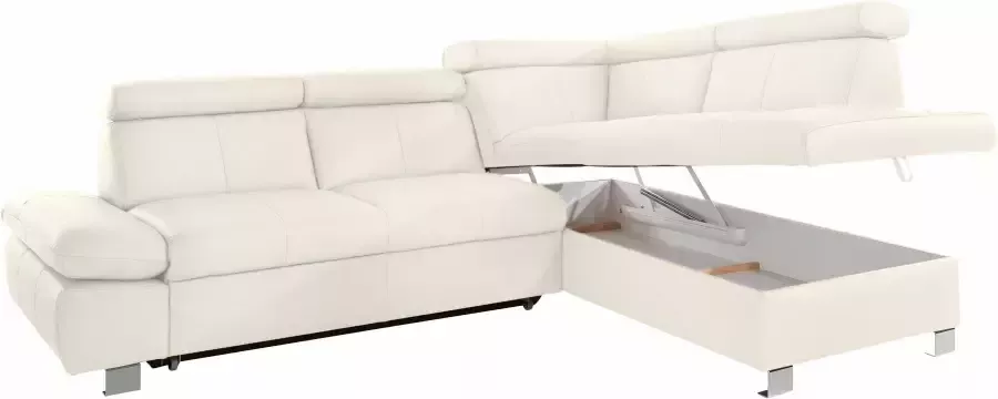 Exxpo sofa fashion Hoekbank Happy L-Form optioneel met slaapfunctie
