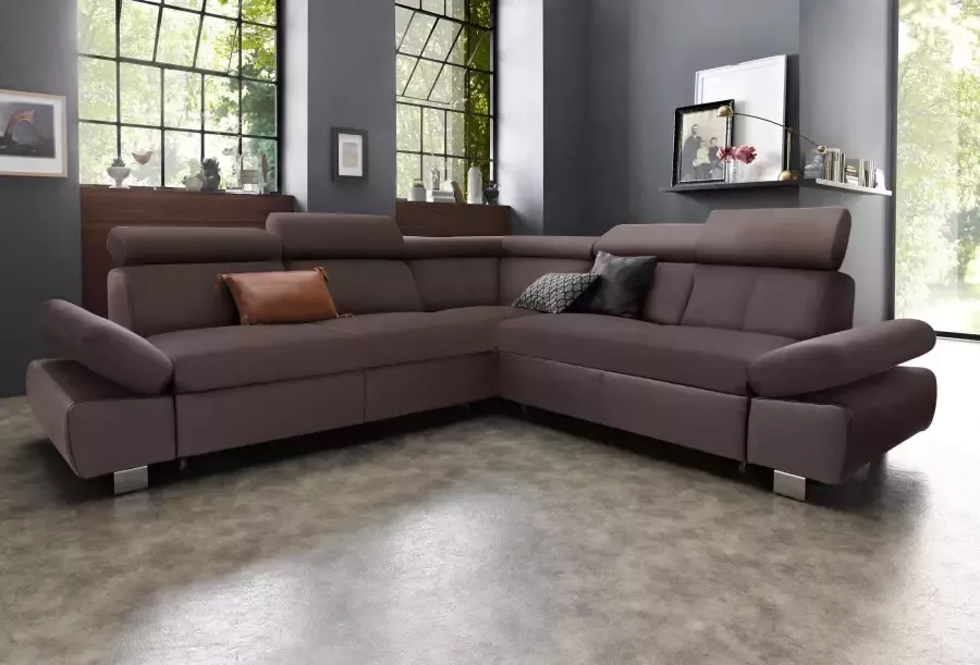 Exxpo sofa fashion Hoekbank Happy L-Form optioneel met slaapfunctie - Foto 1