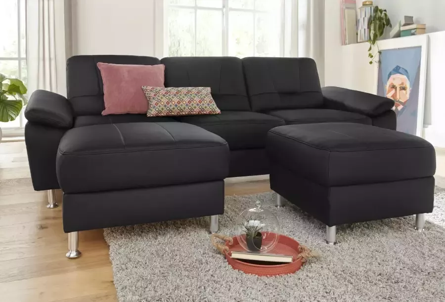 Exxpo sofa fashion Hoekbank Castello L-Form optioneel met slaapfunctie