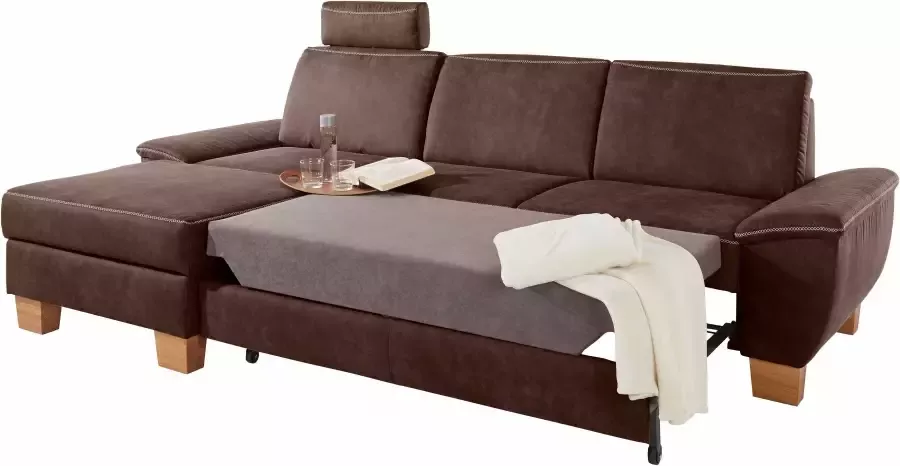 Exxpo sofa fashion Hoekbank Croma L-Form optioneel met slaapfunctie