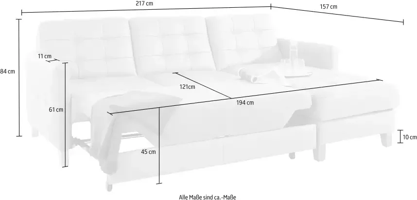 Exxpo sofa fashion Hoekbank Elio optioneel met slaapfunctie - Foto 8