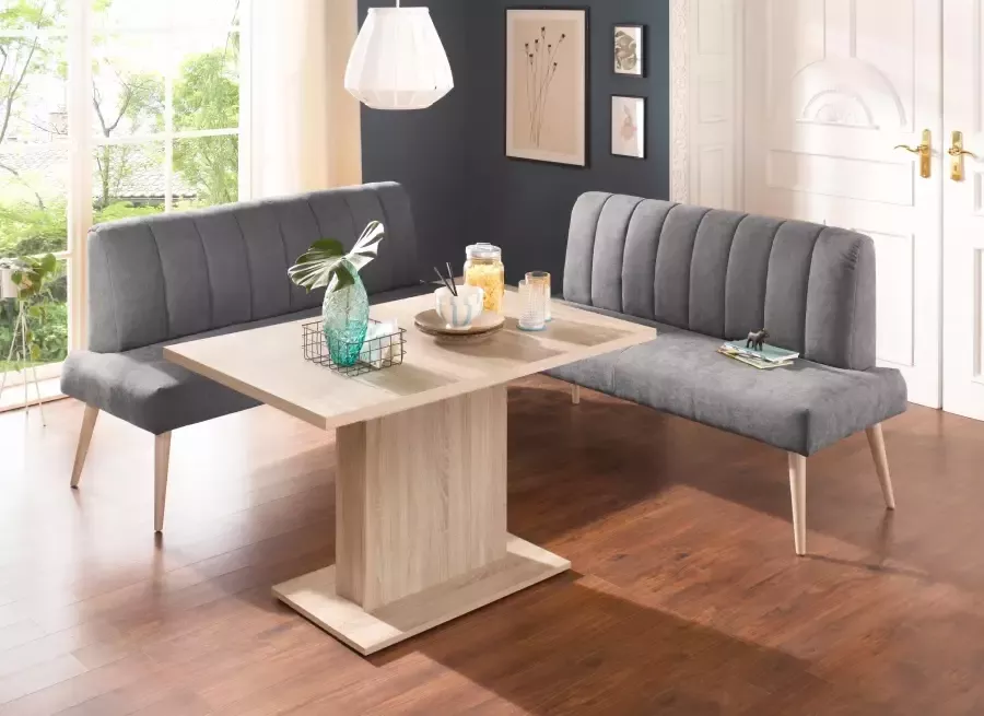 Exxpo sofa fashion Zitbank Costa moderne rugstikking comfortabel en elegant hoge houten voet - Foto 2