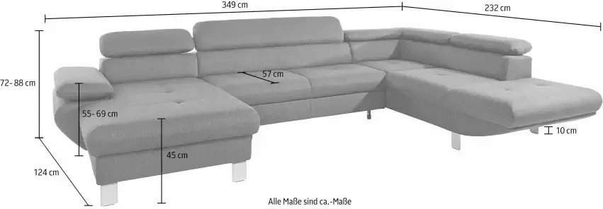 Exxpo sofa fashion Zithoek Vinci U-Form optioneel met slaapfunctie - Foto 6