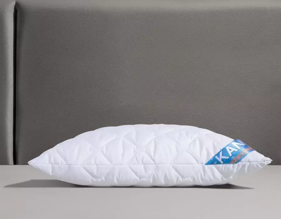 F.a.n. Frankenstolz Microfiberkussen Kansas met katoenen hoes en rits in 40x80 of 80x80 cm hoofdkussen van microvezel made in germany