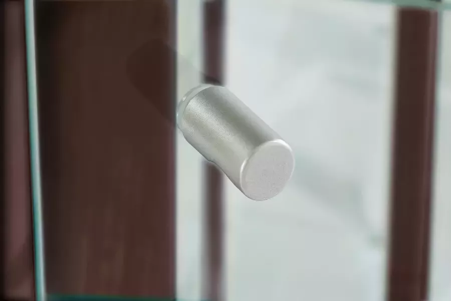 Fif möbel Hoekvitrinekast TRIO Hoekvitrine Glasvitrine 1x Glazen deur perfect voor verzamelaars verzamelvitrine - Foto 4