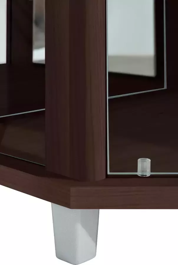 Fif möbel Hoekvitrinekast TRIO Hoekvitrine Glasvitrine 1x Glazen deur perfect voor verzamelaars verzamelvitrine - Foto 3