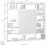 Fif möbel Room divider TOR511-2 Breedte 227 cm - Thumbnail 3