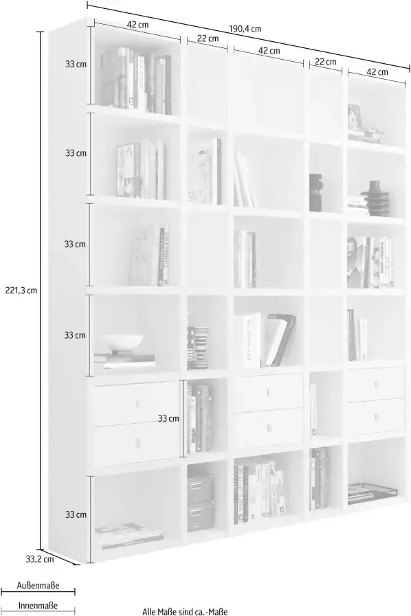 Home24 Boekenkast Emporior XI loftscape - Foto 2