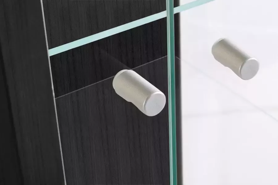 Fif möbel Vitrinekast OPTIMA Standvitrine vitrinekast glazen vitrine verzamelvitrine - Foto 3