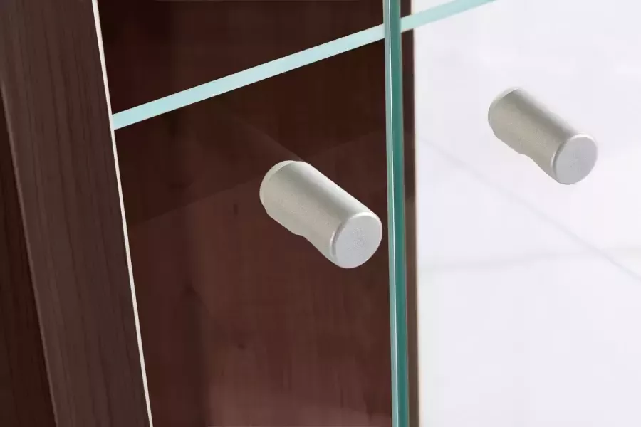 Fif möbel Vitrinekast OPTIMA Standvitrine vitrinekast glazen vitrine verzamelvitrine - Foto 3