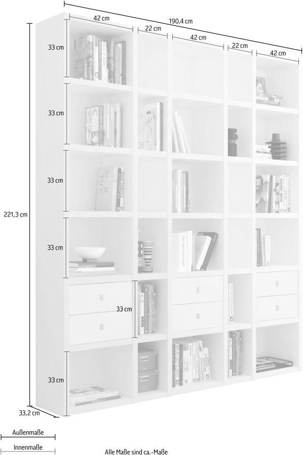 Home24 Boekenkast Emporior XI loftscape - Foto 2