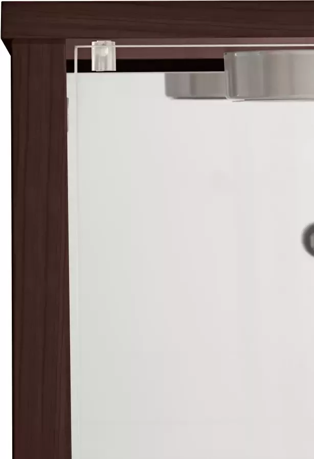 Fif möbel Vitrinekast OPTIMA Staande vitrine Glasvitrine 1x Glazen deur perfect voor verzamelaars verzamelvitrine