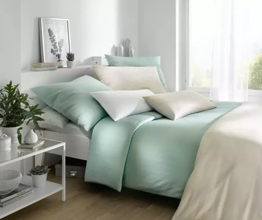 Fleuresse Overtrekset Jade met een subtiel patroon - Foto 1