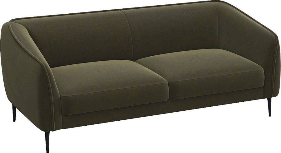 FLEXLUX 2 5-zitsbank Belle Designsofa Couch Zitting van hoogwaardig koudschuim en stalen nogsagvering - Foto 3