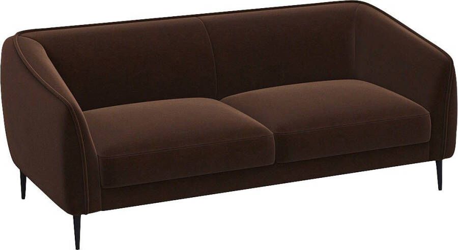 FLEXLUX 2 5-zitsbank Belle Designsofa Couch Zitting van hoogwaardig koudschuim en stalen nogsagvering - Foto 6