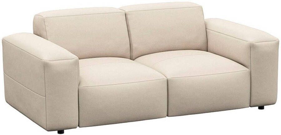 FLEXLUX 2-zitsbank Lucera Sofa modern & gezellig koudschuim stalen nosagvering - Foto 4